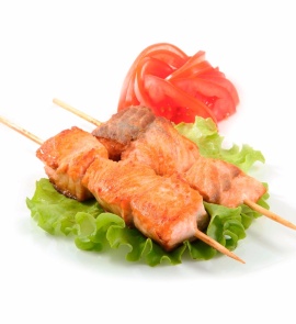 Шашлычки из лосося